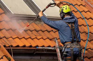 Démoussage et hydrofuge de toiture à Courcoué